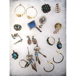 Collection of Jewelry, Some Native American Silver