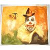 Image 6 : 4 Original Oil Clown Paintings on Canvas