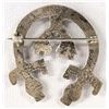 Image 2 : Navajo Silver Sandcast Double Rainbow Man Pin