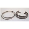 Image 1 : 4 Native American Sterling Silver Navajo Bracelets