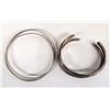 Image 2 : 4 Native American Sterling Silver Navajo Bracelets