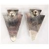 Image 2 : Native American Navajo Sterling Onyx Post Earrings