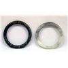 Image 4 : Pair of Green Jade Bangles