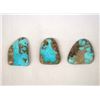 Image 1 : 3 Pieces of Nevada Red Mountain Turquoise