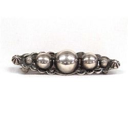 1940 Native American Navajo Sterling Silver Pin
