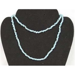 Antique Blue Bead Necklace