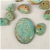 Image 2 : Natural Demale Turquoise Cabochon Plus Beads