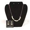 Image 1 : Zuni Silver Opal Necklace and Earrings, Simplicio