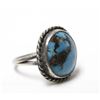Image 1 : Navajo Sterling Silver Turquoise Ring, Size 6