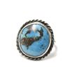 Image 2 : Navajo Sterling Silver Turquoise Ring, Size 6