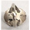 Image 2 : Navajo Sterling Silver Turquoise Ring, Size 5