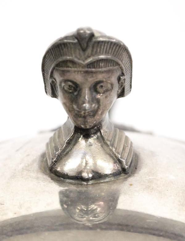 Antique Taunton Silverplate Egyptian Coffee Pot