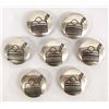 Image 1 : 7 Navajo Silver Button Covers