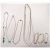 Image 1 : Navajo Liquid Sterling Necklaces & Bracelets