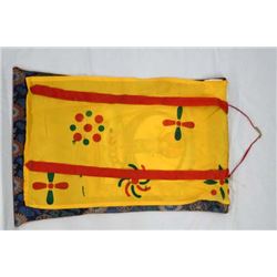 Antique Chinese Hand Painted Temple Wall Hanging