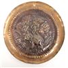 Image 1 : Vintage Asian Copper Embossed Plate