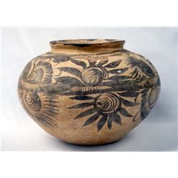 1900 Mexican Hidalgo Pottery Jar