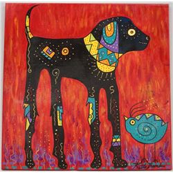 Original Acrylic Painting by Kathy Kills Thunder