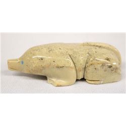 Zuni Carved Mole Fetish by Alex Tsethlakai