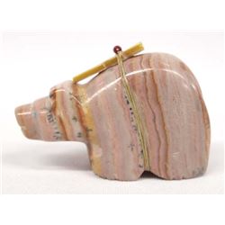 Zuni Hand Carved Dolomite Bear Fetish