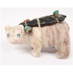 Native American Navajo Carved Bear Fetish