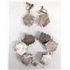Image 2 : Mexican Sterling Bracelet and Screwback Earrings