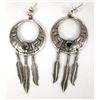 Image 2 : 2 Pairs of Native American Style Earrings