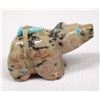 Image 2 : Hand Carved Zuni Bear Fetish by Leland Lasiloo