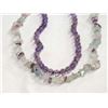 Image 3 : Fluorite Chip Necklace & Strand of Amethyst Beads