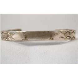 Native American Navajo Sterling Silver Cuff