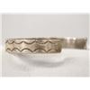 Image 3 : Native American Navajo Sterling Silver Cuff