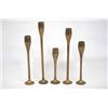 Image 2 : Set of Vintage Taiwanese Brass Candleholders