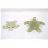 Image 1 : 2 Carved Jade Sea Turtles