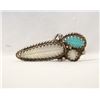 Image 2 : Navajo Silver Mother of Pearl & Turquoise Ring, 8