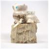 Image 2 : Zuni Antler Owl Fetish by Marvelita Phillips