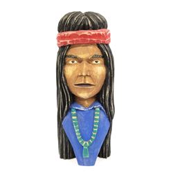 Navajo Carved Wood Figure by Emerson Begay