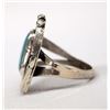 Image 2 : Navajo Sterling Silver Turquoise Ring, Size 5.25