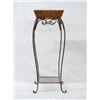 Image 1 : Wicker and Metal Table