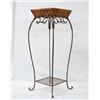 Image 2 : Wicker and Metal Table