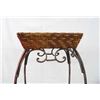 Image 3 : Wicker and Metal Table