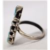 Image 2 : Zuni Sterling Petit Point Turquoise Ring, Size 5