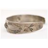 Image 2 : Navajo Fred Harvey Style Silver Turquoise Bracelet