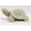 Image 1 : Chinese Carved Green Jade Turtle