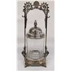 Image 1 : Antique Derby Company Silverplated Pickle Castor