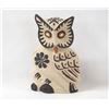 Image 4 : Pair of Sand Covered Carved Owls