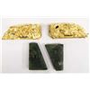 Image 3 : Collection of Jade & Brass Misc. Pieces & Finials