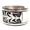 Image 2 : Hopi Sterling Silver Cuff Bracelet by B. Gashwazra