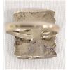 Image 3 : Navajo Sterling Silver Overlay Ring, Size 9.25