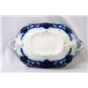 Image 5 : Antique Flow Blue Covered Dish