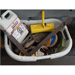BIN MISC - INCLUDES JUG OF WEATHER SEAL